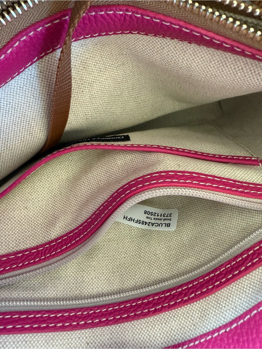 New Dooney & Bourke Lucca Leather Jessie Tote Bag - Picture 15 of 16